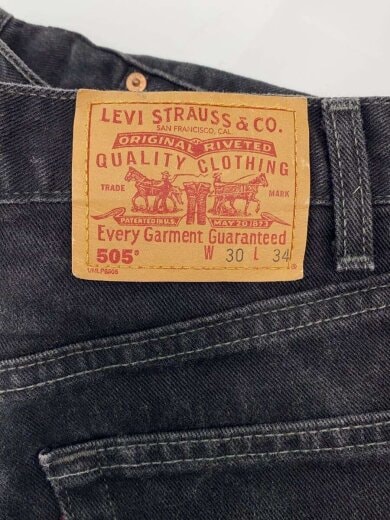 商品画像：00s/501/カナダ製/後染めブラック/ボトム/30×34/デニム/BLK 4