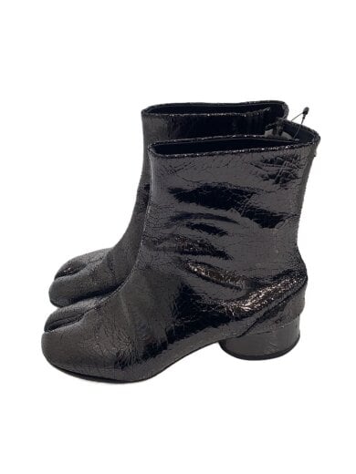 商品画像：BROKEN MIRROR TABIS ANKLE BOOTS/ショートブーツ/35.5/BLK/レザー// 1