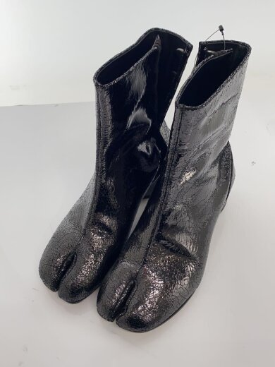 商品画像：BROKEN MIRROR TABIS ANKLE BOOTS/ショートブーツ/35.5/BLK/レザー// 2