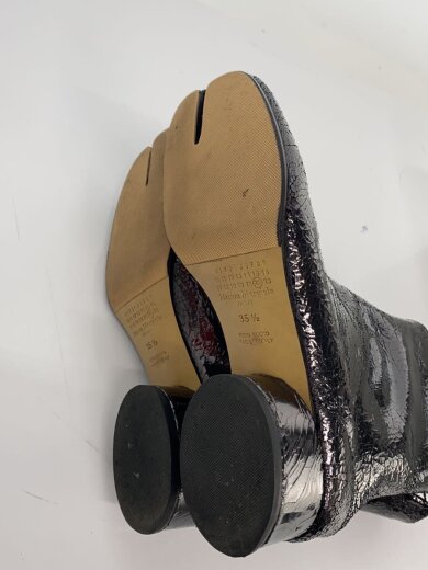 商品画像：BROKEN MIRROR TABIS ANKLE BOOTS/ショートブーツ/35.5/BLK/レザー// 4