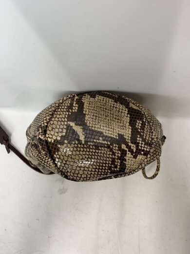 商品画像：パイソン/巾着/ハンドバッグ/--/BEG/アニマル// 4