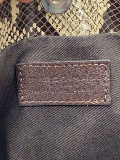 商品画像：パイソン/巾着/ハンドバッグ/--/BEG/アニマル// 5