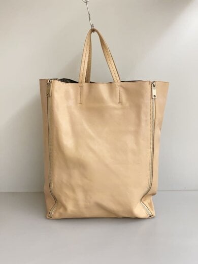 商品画像：フィービー期/ホリゾンタルカバガゼット/角スレ/傷/トートバッグ/レザー/PNK 3