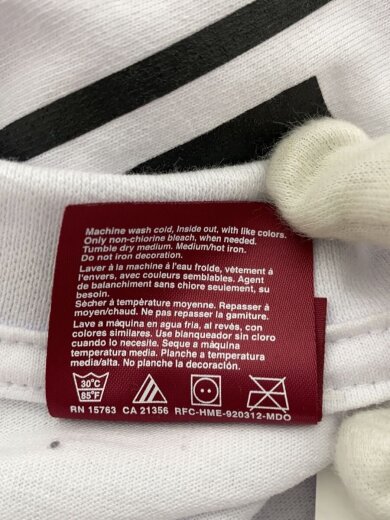 商品画像：MAD L/S Tee/長袖Tシャツ/L/コットン/WHT/HT-070425 4