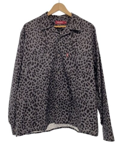 商品画像：Panther L/S Shirt/長袖シャツ/L/コットン/BLK/アニマル/HS-030225 1