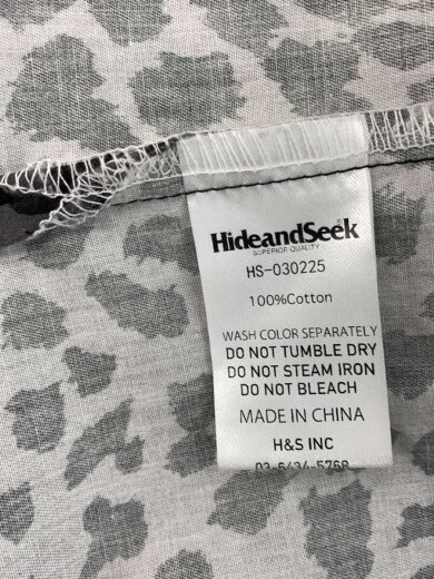 商品画像：Panther L/S Shirt/長袖シャツ/L/コットン/BLK/アニマル/HS-030225 4