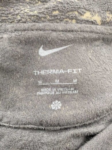 商品画像：ジップパーカー/M/ポリエステル/BLK/総柄 3