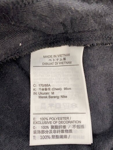 商品画像：ジップパーカー/M/ポリエステル/BLK/総柄 4