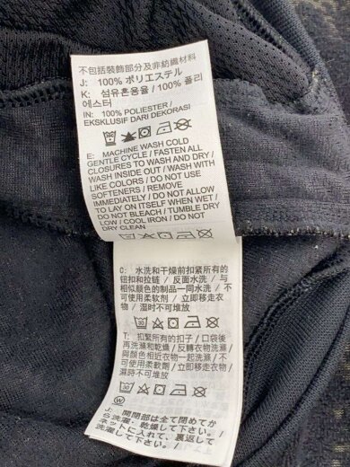 商品画像：ジップパーカー/M/ポリエステル/BLK/総柄 5