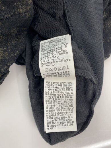 商品画像：ジップパーカー/M/ポリエステル/BLK/総柄 7