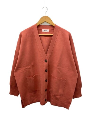 商品画像：スムース編みスコッチ釦カーディガン/FREE/アクリル/GRY/09WND2341 1