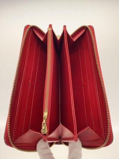 商品画像：ジッピー・ウォレット_モノグラム・ヴェルニ/エナメル/RED/レディース 4