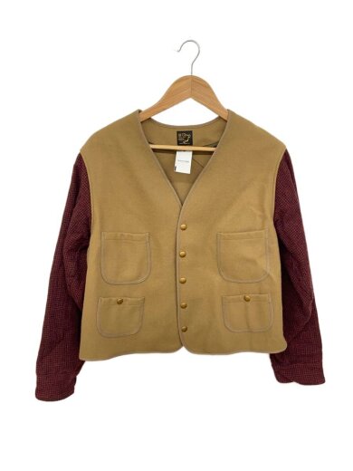 商品画像：×FENNICA/ノーカラージャケット/M/ウール/GRN 1