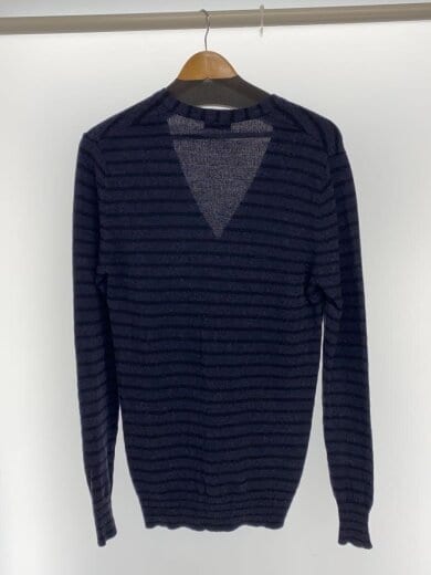 商品画像：カーディガン(薄手)/S/ウール/NVY/ボーダー// 2