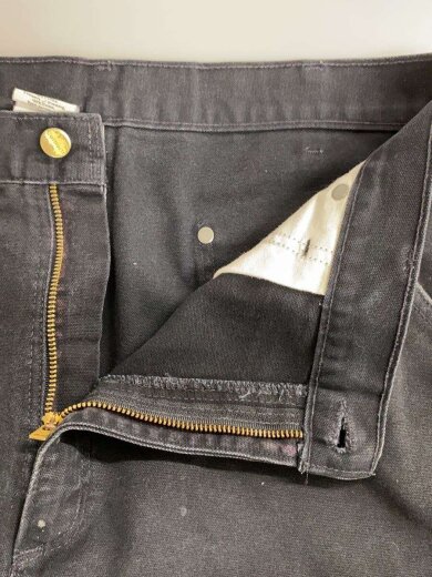 商品画像：DOUBLE KNEE/USA製/カットオフ/ボトム/コットン/BLK 3