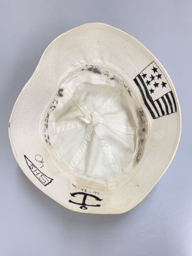 商品画像：推定40-60S/セーラーハット/メモリアル/ハット/--/コットン/WHT/無地/メンズ 4