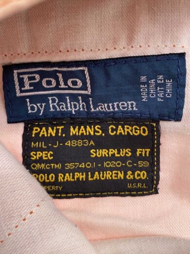 商品画像：RL-067/カーゴパンツ/36/コットン/ORN/無地/MIL-J-4883A 4
