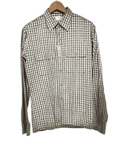 商品画像：フランス製/長袖シャツ/--/コットン/BEG/チェック 1