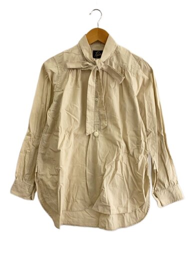 商品画像：22AW/Ascot Collar EDW Shirt/長袖ブラウス/2/コットン/BEG/無地/lq207 1