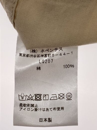 商品画像：22AW/Ascot Collar EDW Shirt/長袖ブラウス/2/コットン/BEG/無地/lq207 4