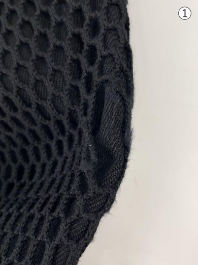 商品画像：MESH LAYERED PANT/ヤブレ有/ボトム/44/コットン/BLK/無地/2B007-0322-43// 8