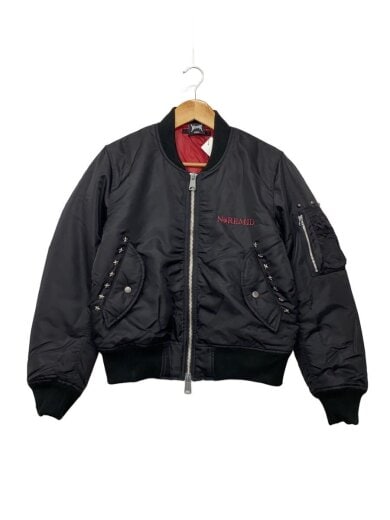 商品画像：MA-1/NOREMID/フライトジャケット/M/ポリエステル/BLK/無地 1