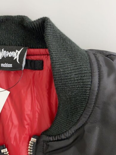 商品画像：MA-1/NOREMID/フライトジャケット/M/ポリエステル/BLK/無地 6