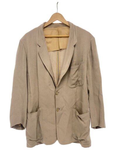 商品画像：テーラードジャケット/--/コットン/BEG/無地 1