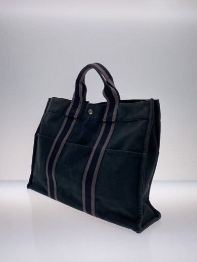 商品画像：フールトゥ/角スレ有/トートバッグ/キャンバス/BLK// 2