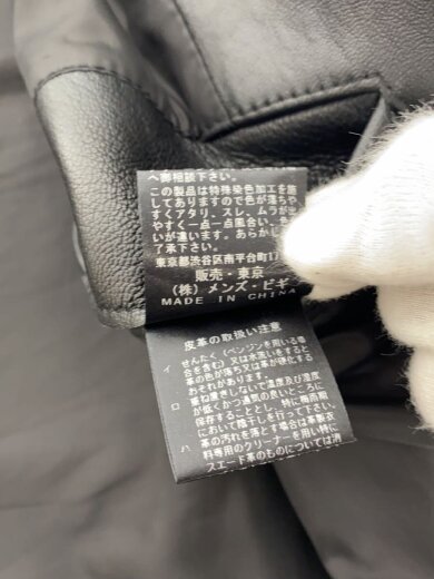 商品画像：シングルライダースジャケット/M/羊革/BLK/M0523LJM201// 5