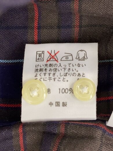 商品画像：長袖シャツ/9/コットン/マルチカラー/チェック// 4