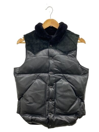 商品画像：christy vest/ダウンベスト/36/牛革/BLK/450-442-04 1
