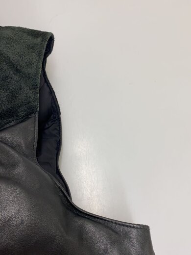 商品画像：christy vest/ダウンベスト/36/牛革/BLK/450-442-04 5