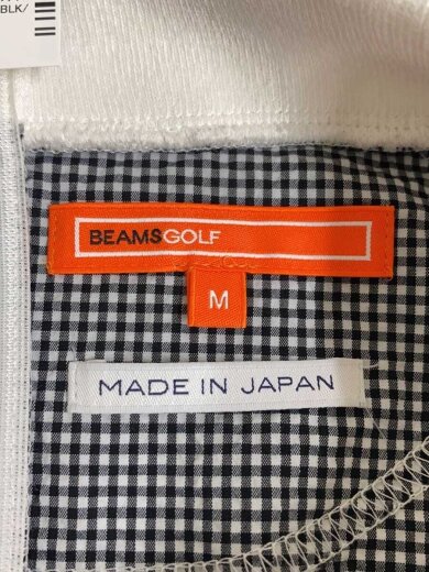商品画像：クールマックス（R）サッカー モックネック プルオ/M/ポリエステル/BLK/チェック/83-03-0055-4 3