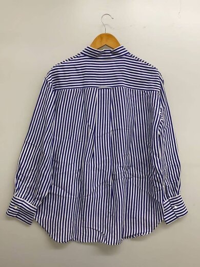 商品画像：ラミーリヨセルシャツ/レーヨン/BLU/ストライプ/25-050-900-0800-1-0// 2