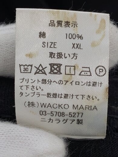 商品画像：Tシャツ/--/コットン/BLK 5
