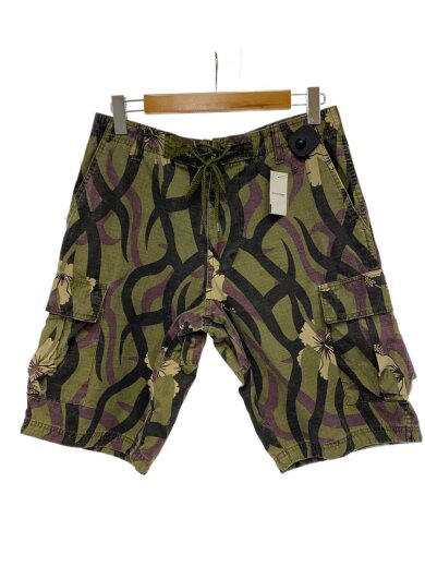 商品画像：00S/OLD STUSSY/AUTHENTIC GEAR/トライバルカモ/リップストップ/ショートパンツ/30// 1