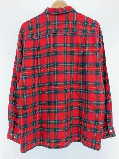 商品画像：60-70S/ネルシャツ/L/コットン/RED/チェック 2