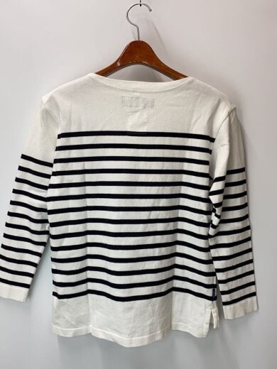 商品画像：BORDER BOAT NECK PO/長袖Tシャツ/XS/コットン/BLK/ボーダー 2