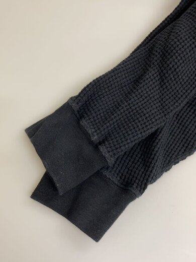 商品画像：Waffle Full Zip Hoodie/L/コットン/BLK/無地/75-13-0904-147 5