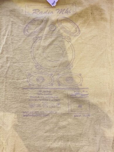 商品画像：Radio Mhi/Tシャツ/コットン/YLW 4