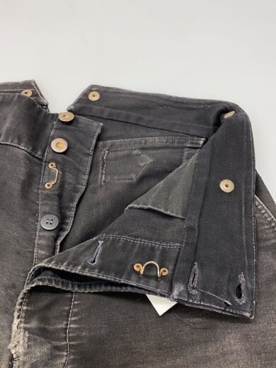 商品画像：40s/ブラックモールスキン/針シンチ/アートピース/ボトム/--/--/BLK/無地// 3