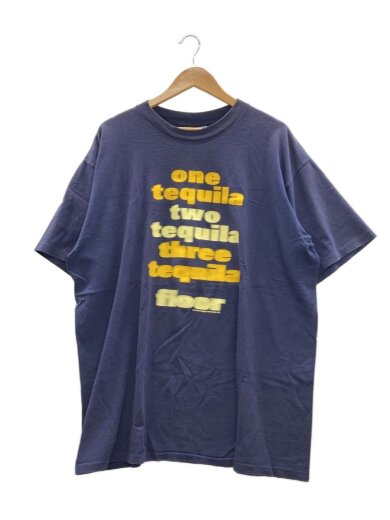 商品画像：90S/モーションロゴ/テキーラ/Tシャツ/XL/コットン/NVY/無地 1