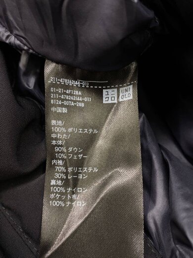 商品画像：ダウンジャケット/M/ポリエステル/BLK/無地/211-478262// 4