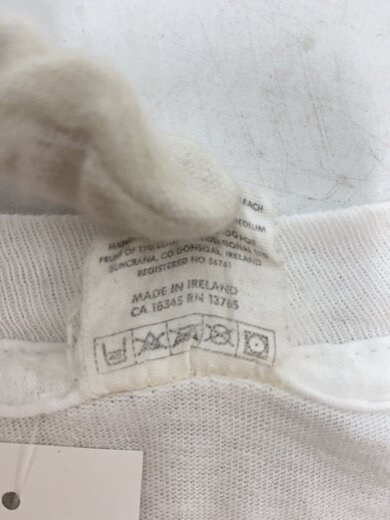 商品画像：Tシャツ/--/コットン/WHT/無地// 3