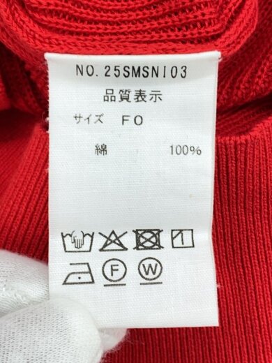 商品画像：ニットベスト(薄手)/FREE/コットン/RED/25SMSNI03 4