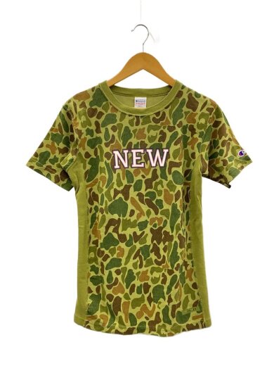 商品画像：Tシャツ/S/コットン/GRN/カモフラ 1