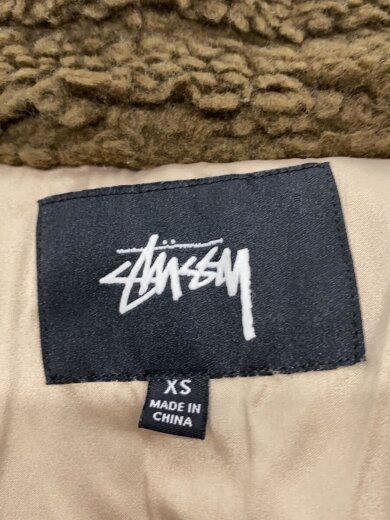 商品画像：Taryn Sherpa Trucker/フリースジャケット/XS/ポリエステル/KHK/無地/218091 4