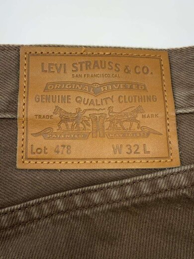 商品画像：478/BAGGY CARGO SHORTS/ボトム/32/コットン/BRW/無地/pc9-001-gu-0003// 4
