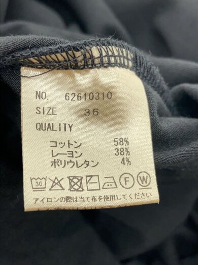 商品画像：ノースリーブワンピース/36/コットン/BLK/無地/62610310 4